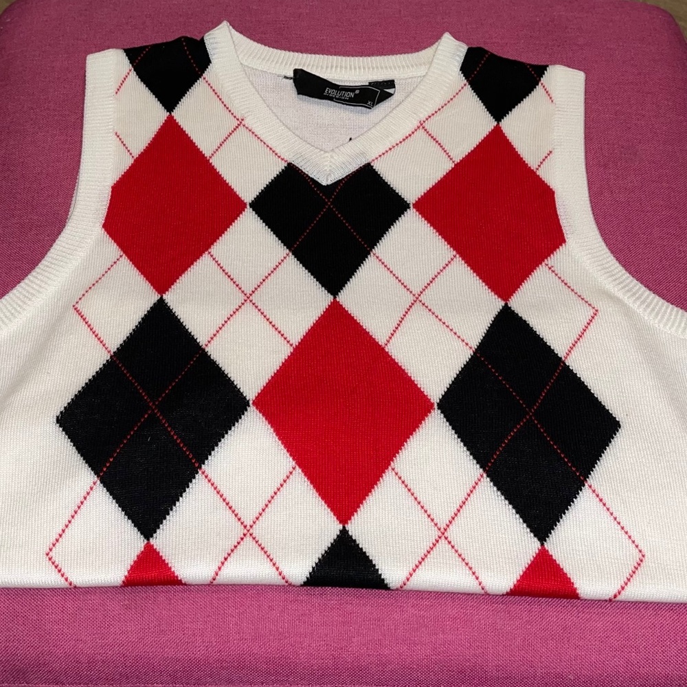 sweater vest.